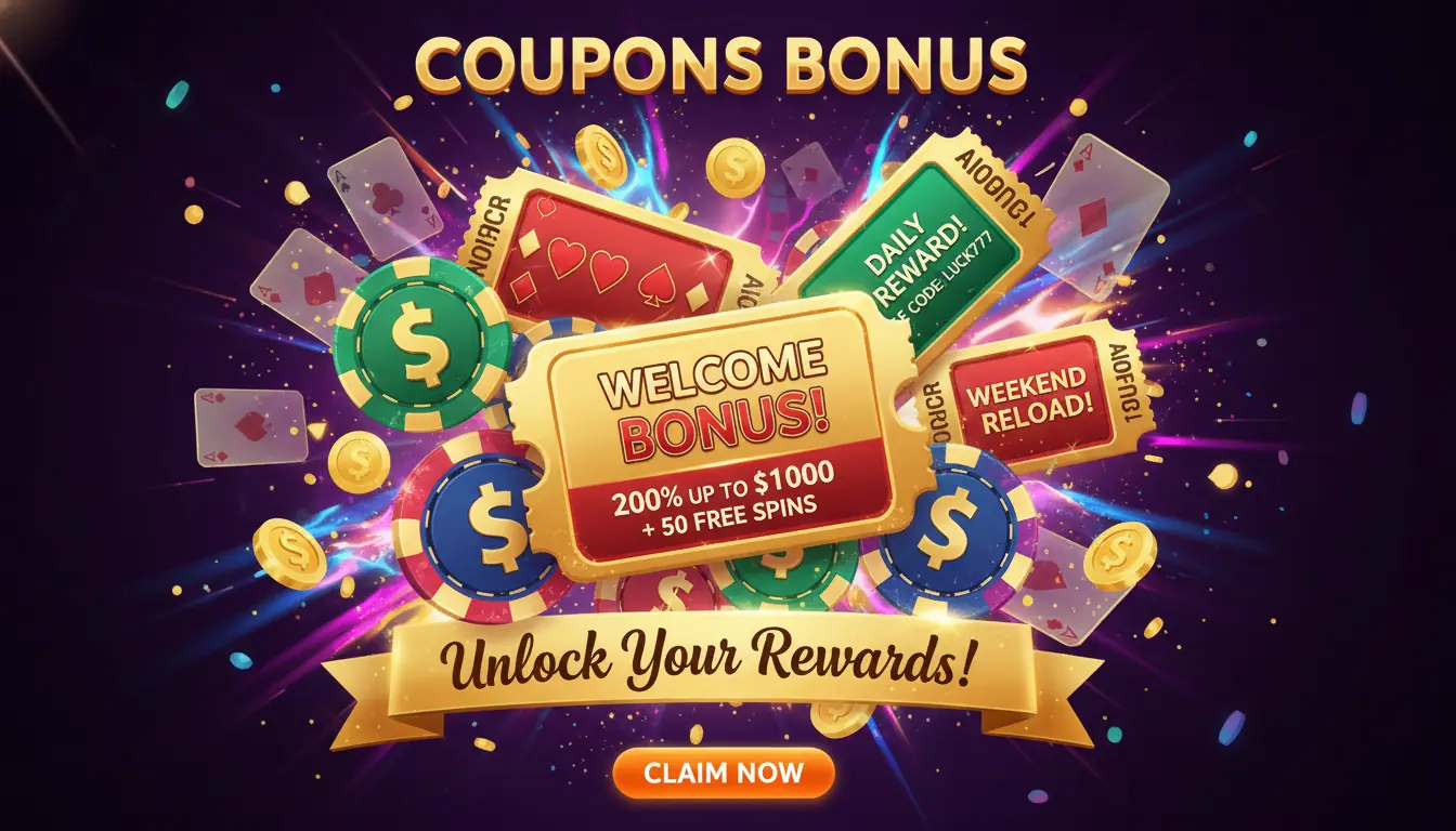 Kuponer hos Andfriends casino