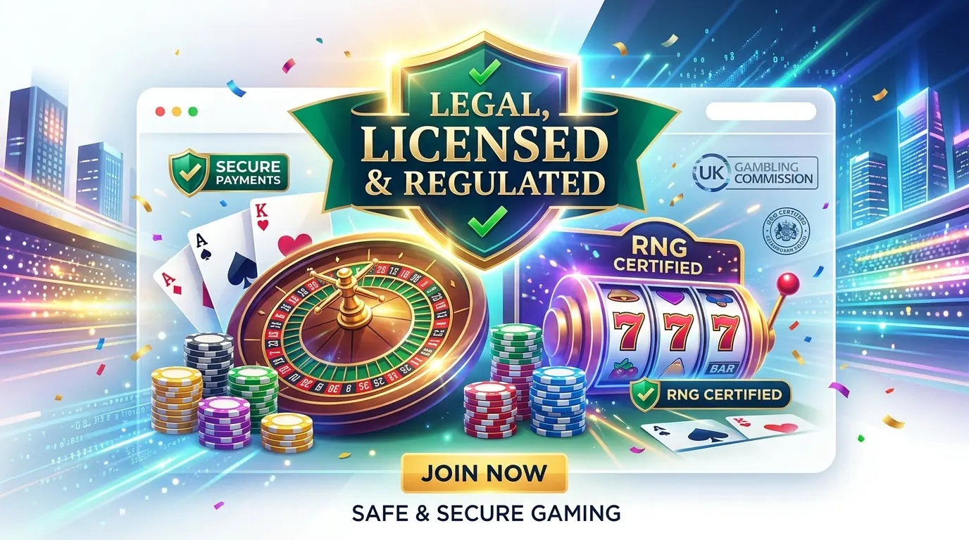 Lovlighed hos Andfriends casino